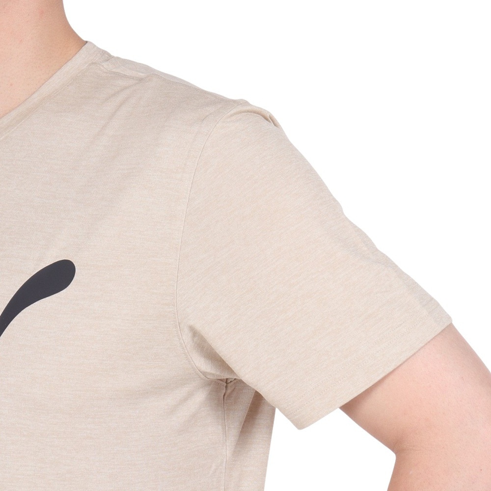 プーマ（PUMA）（メンズ）TRAIN FAVORITE ヘザー CAT 半袖Tシャツ 523004 90 BEG