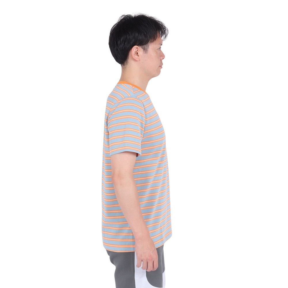 プーマ（PUMA）（メンズ）サマーパック ストライプ 半袖Tシャツ 680681 22 BEG
