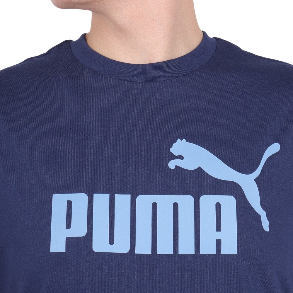 プーマ（PUMA）（メンズ）ESS+ MX NO1 ロゴ リラックス 半袖Tシャツ 680695 14 BLK
