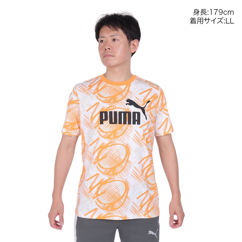 プーマ（PUMA）（メンズ）パワー AOP 半袖 Tシャツ 681270 46