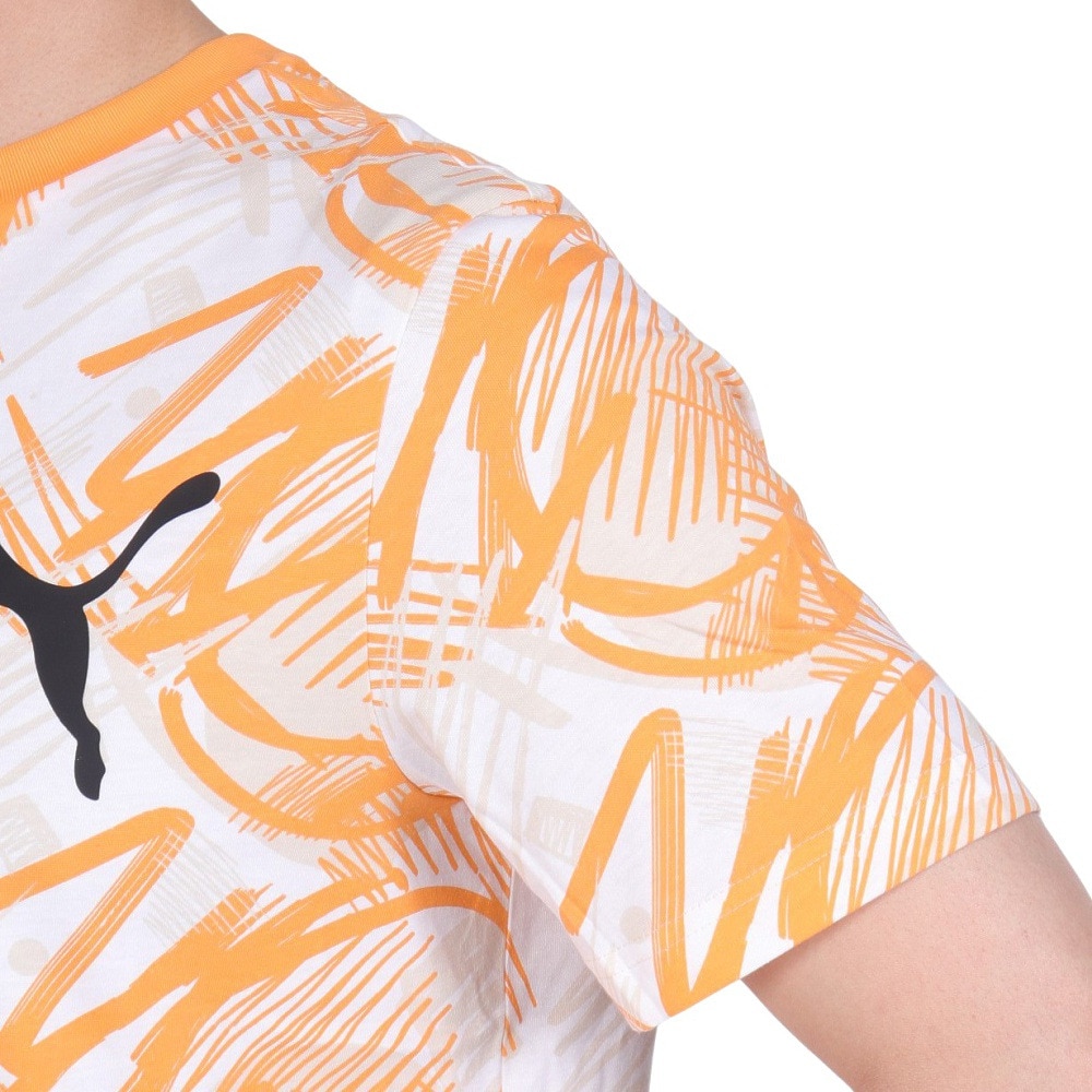 プーマ（PUMA）（メンズ）パワー AOP 半袖 Tシャツ 681270 46 ORG