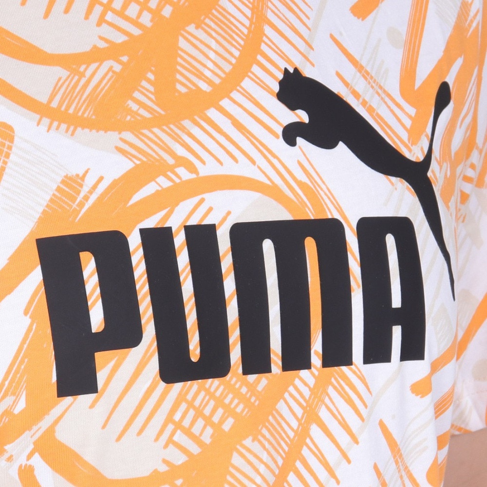 プーマ（PUMA）（メンズ）パワー AOP 半袖 Tシャツ 681270 46 ORG