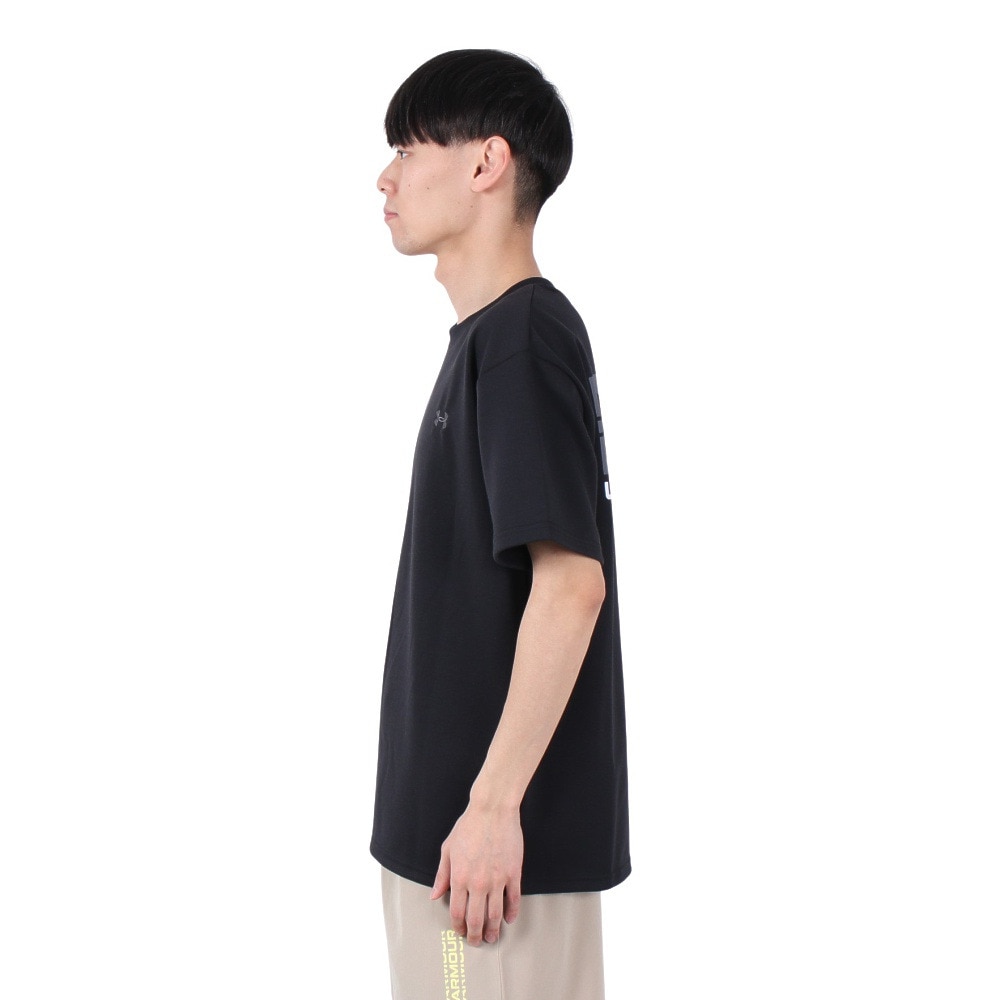 アンダーアーマー（UNDER ARMOUR）（メンズ）ヘビーウエイト アンプリファイ ノベルティ ロゴ 半袖Tシャツ 6003578 001