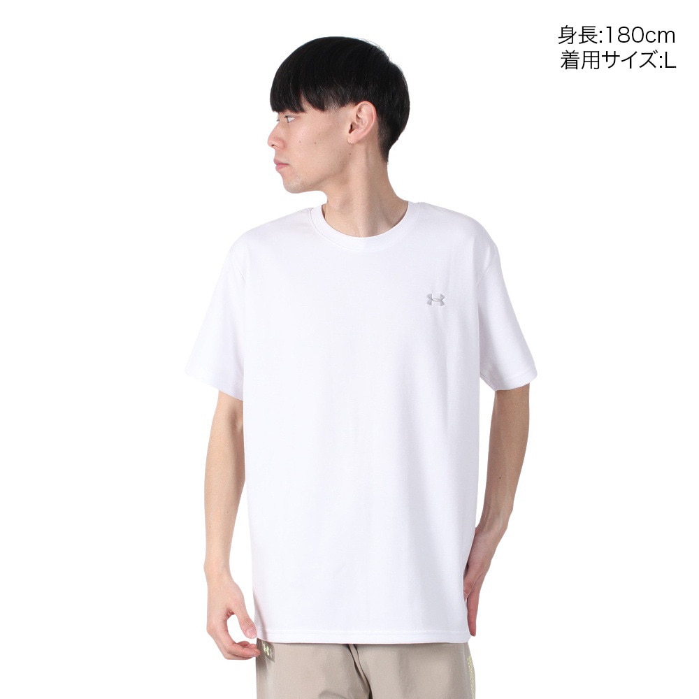 アンダーアーマー（UNDER ARMOUR）（メンズ）ヘビーウエイト アンプリファイ ノベルティ ロゴ 半袖Tシャツ 6003578 100