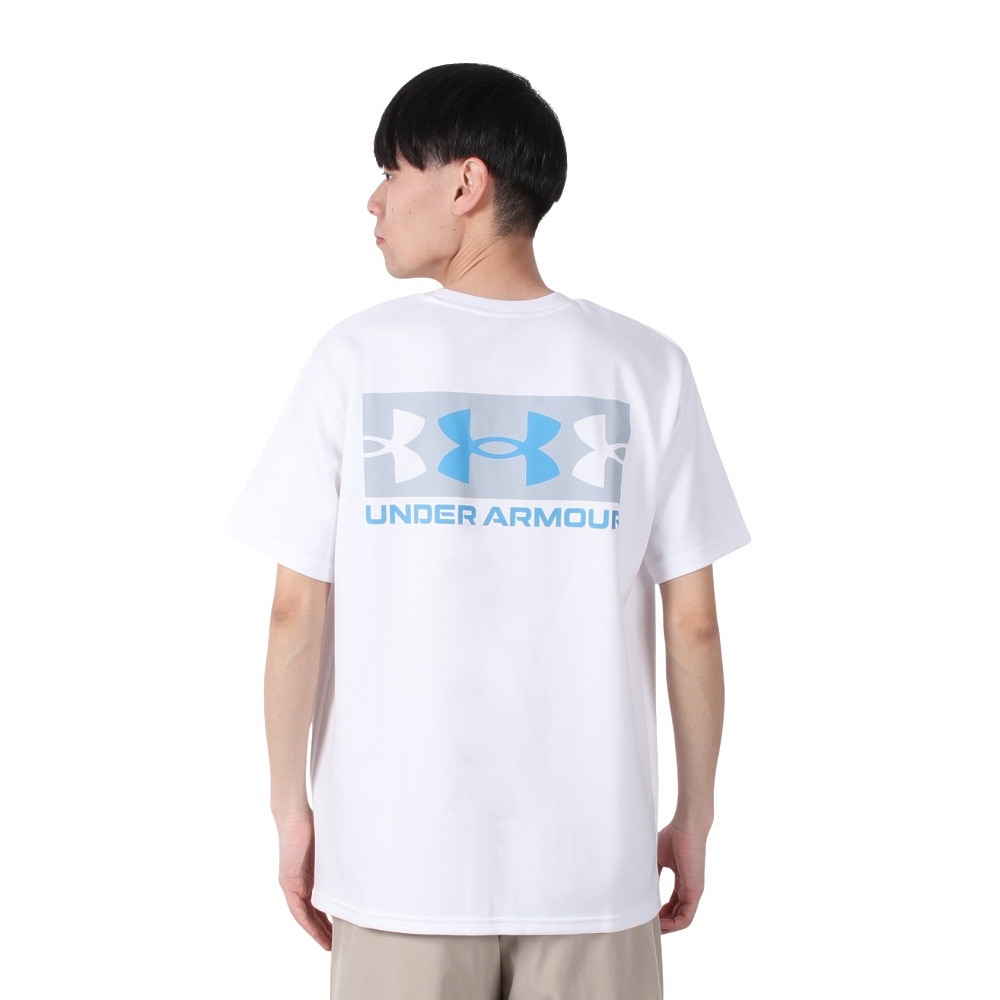 アンダーアーマー（UNDER ARMOUR）（メンズ）ヘビーウエイト アンプリファイ ノベルティ ロゴ 半袖Tシャツ 6003578 100