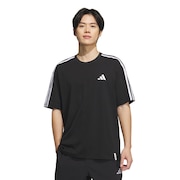 (メンズ)エッセンシャルズ プラス ルーズフィット スリーストライプス 半袖Tシャツ JUP90