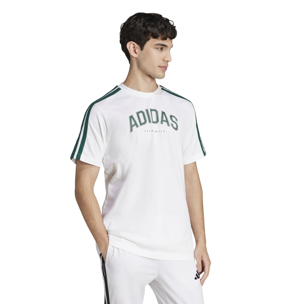 アディダス（adidas）（メンズ）Codes Collegiate リニアグラフィック 半袖Tシャツ KPJ36-JJ3868