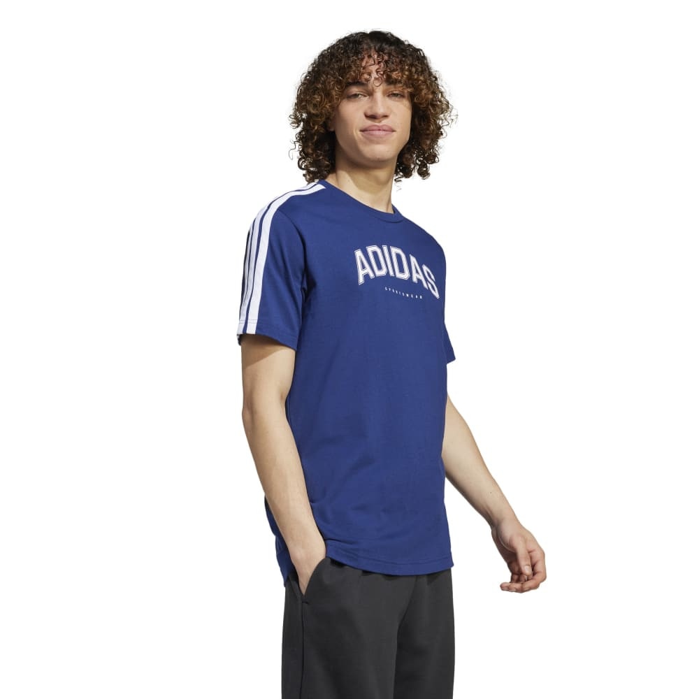 アディダス（adidas）（メンズ）Codes Collegiate リニアグラフィック 半袖Tシャツ KPJ36-JM0382