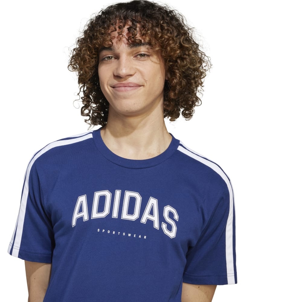 アディダス（adidas）（メンズ）Codes Collegiate リニアグラフィック 半袖Tシャツ KPJ36-JM0382