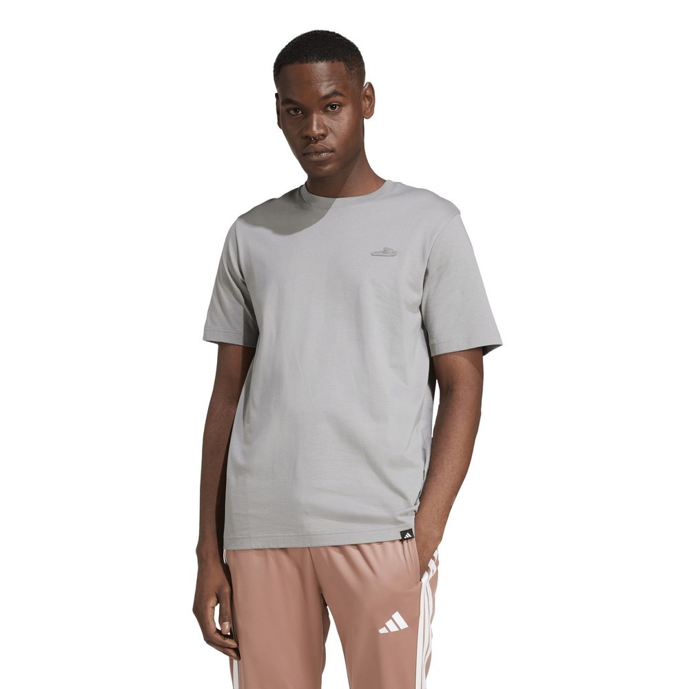 アディダス（adidas）（メンズ）ラウンジ サンダルグラフィック 半袖Tシャツ KPJ77-JJ4004