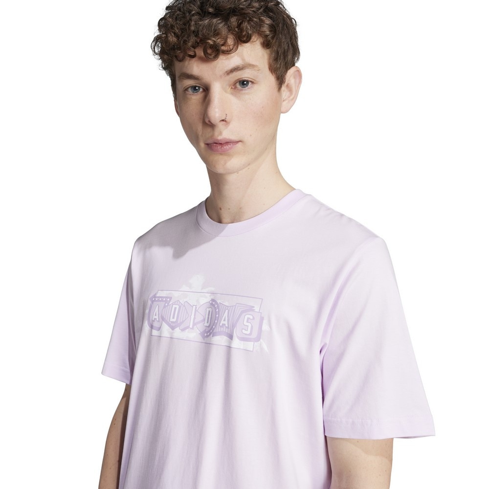 アディダス（adidas）（メンズ）ラウンジ パステルグラフィック 半袖Tシャツ KPJ81-JJ4012