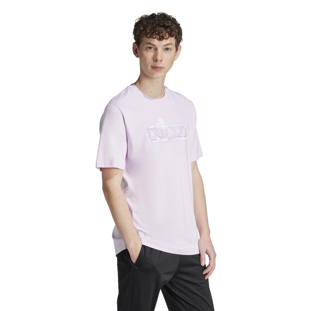 アディダス（adidas）（メンズ）ラウンジ パステルグラフィック 半袖Tシャツ KPJ81-JJ4012