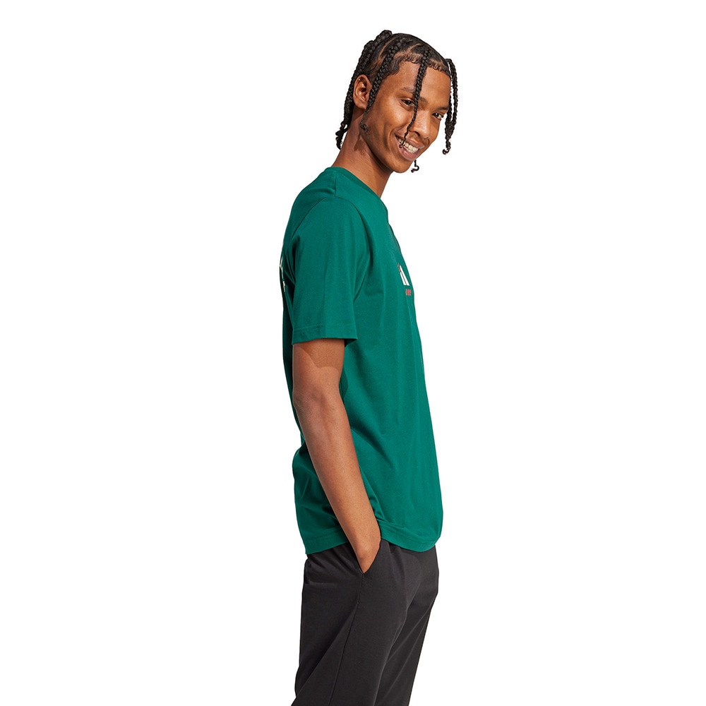 アディダス（adidas）（メンズ）ラウンジ ピザグラフィック 半袖Tシャツ KPJ92-JJ4017