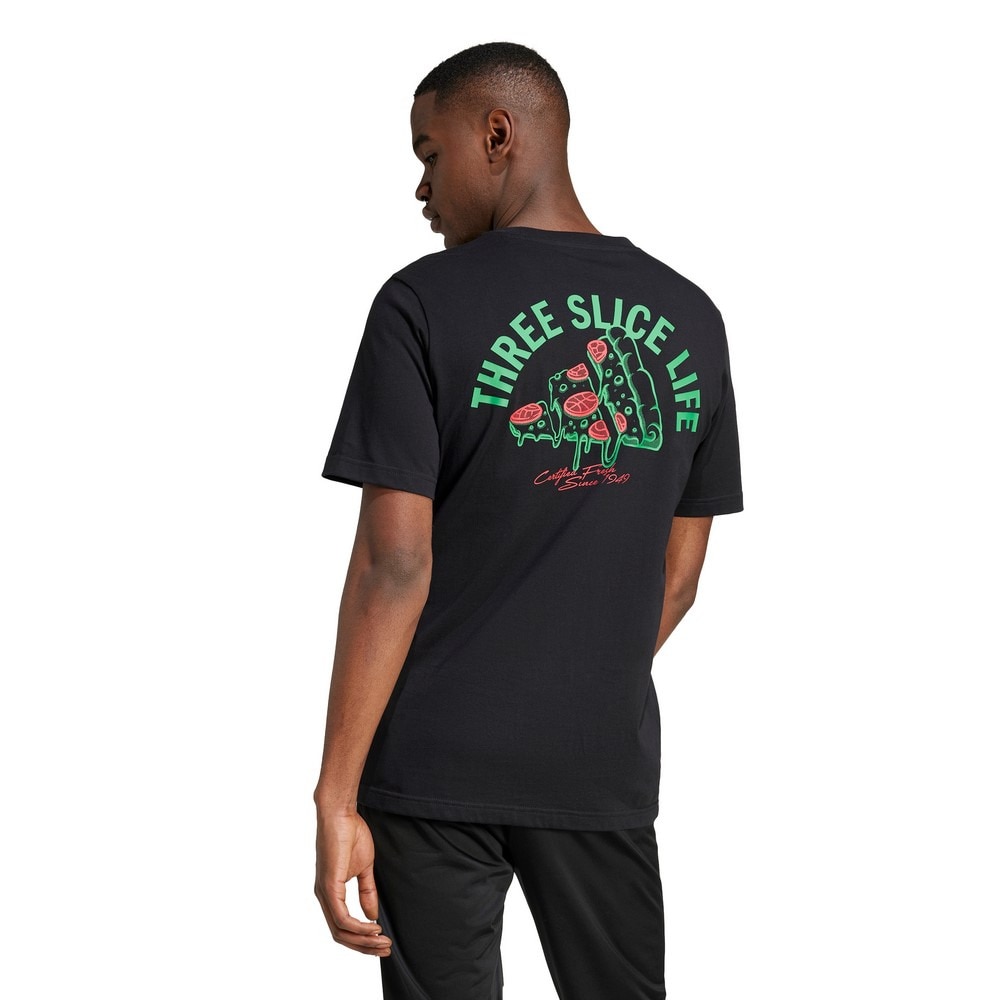 アディダス（adidas）（メンズ）ラウンジ ピザグラフィック 半袖Tシャツ KPJ92-JM0347