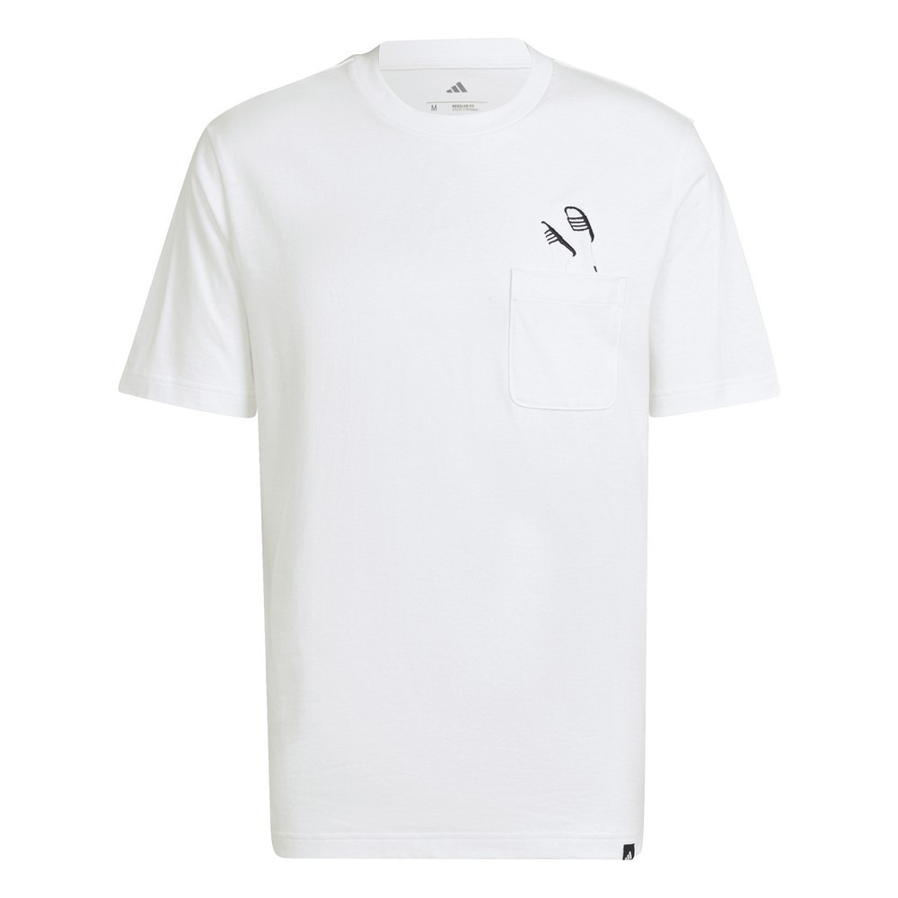 アディダス（adidas）（メンズ）ラウンジ サンダルグラフィック 半袖ポケットTシャツ KPR57-JC5282