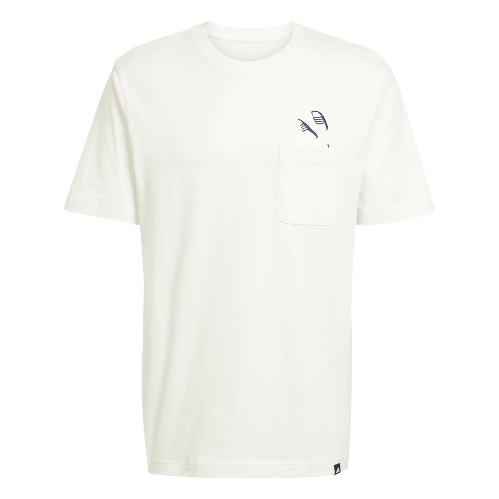 アディダス（adidas）（メンズ）ラウンジ サンダルグラフィック 半袖ポケットTシャツ KPR57-JM0374