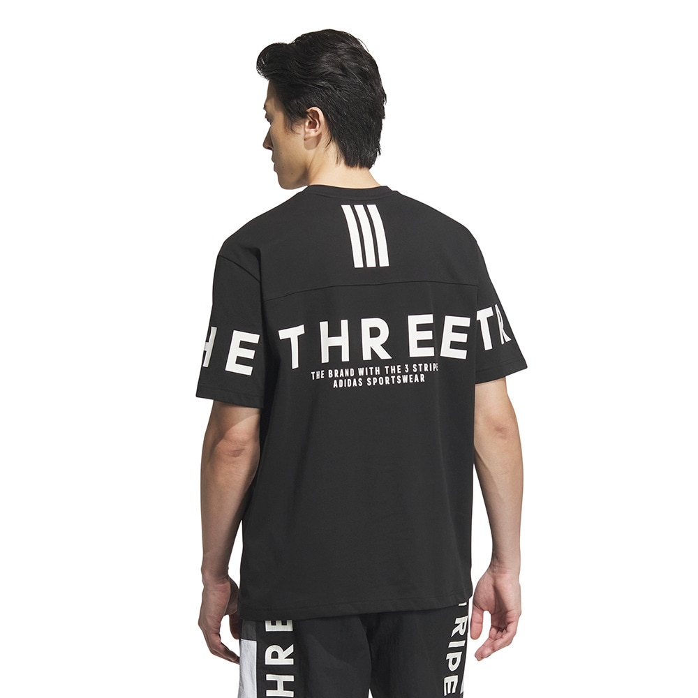 アディダス（adidas）（メンズ）ワーディング パック ルーズフィット ヘビーシングルジャージー 半袖Tシャツ KQD25-JM2079