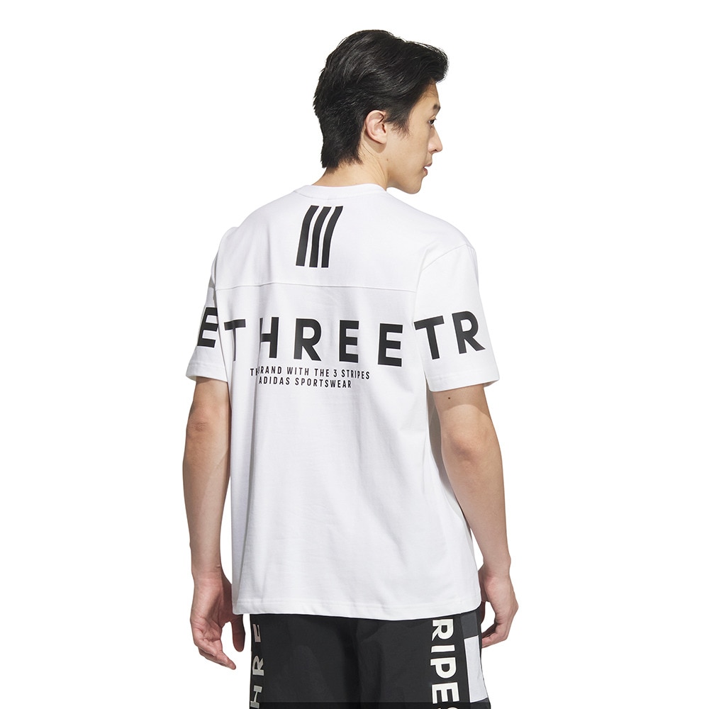 アディダス（adidas）（メンズ）ワーディング パック ルーズフィット ヘビーシングルジャージー 半袖Tシャツ KQD25-JM2080