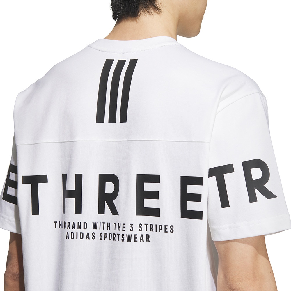 アディダス（adidas）（メンズ）ワーディング パック ルーズフィット ヘビーシングルジャージー 半袖Tシャツ KQD25-JM2080