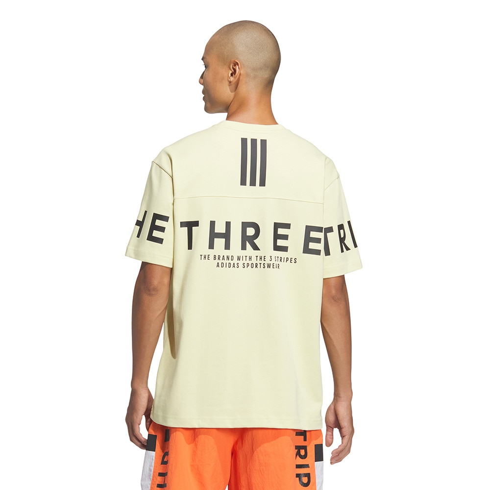アディダス（adidas）（メンズ）ワーディング パック ルーズフィット ヘビーシングルジャージー 半袖Tシャツ KQD25-JM2081
