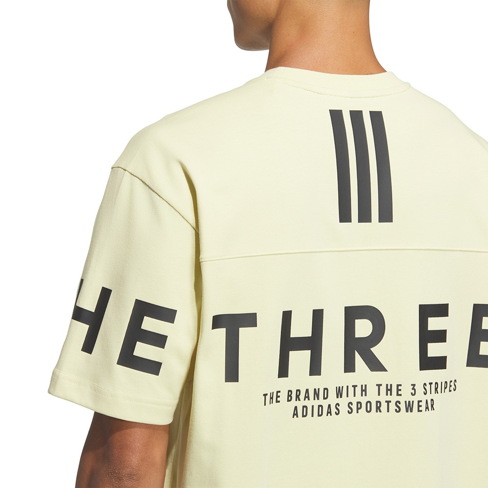 アディダス（adidas）（メンズ）ワーディング パック ルーズフィット ヘビーシングルジャージー 半袖Tシャツ KQD25-JM2081