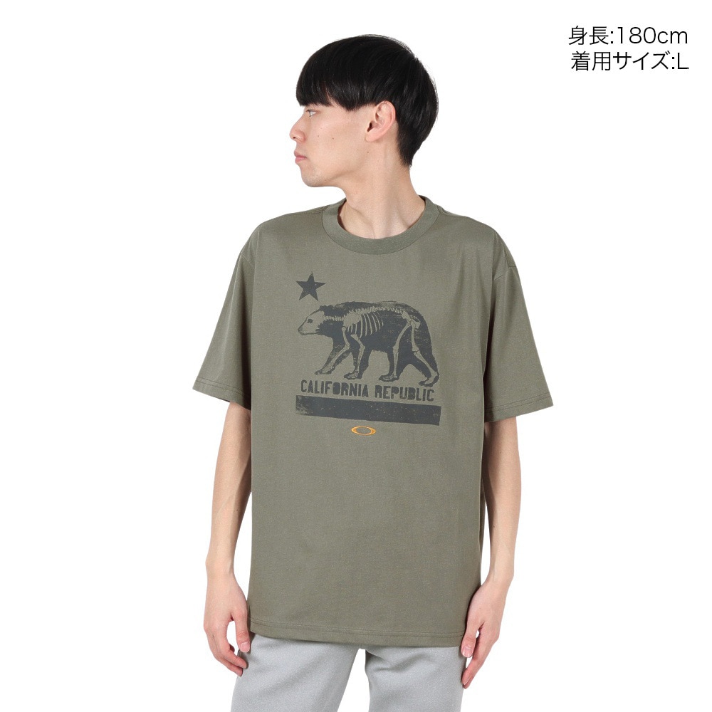 オークリー（OAKLEY）（メンズ）ESSEN 半袖Tシャツ BEAR FOA407833-756