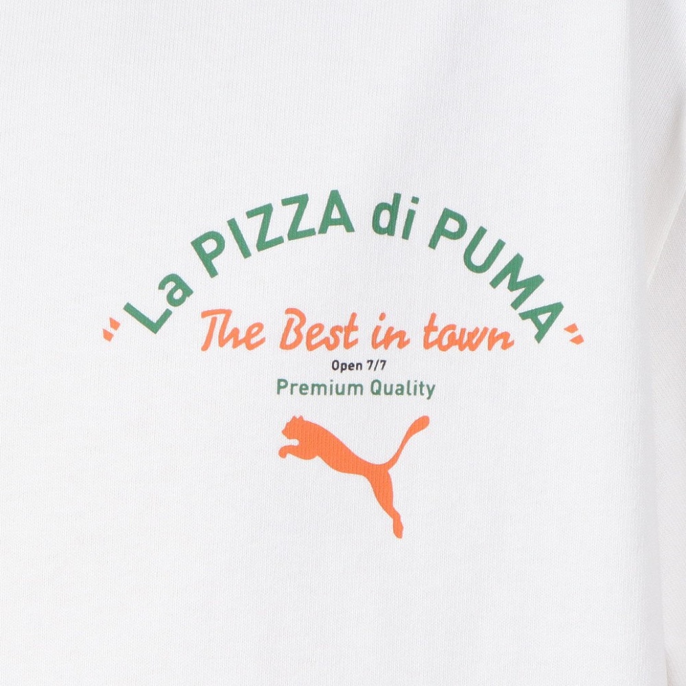 プーマ（PUMA）（メンズ）MWQ HOG 半袖Tシャツ PIZZ 633125 02 WHT