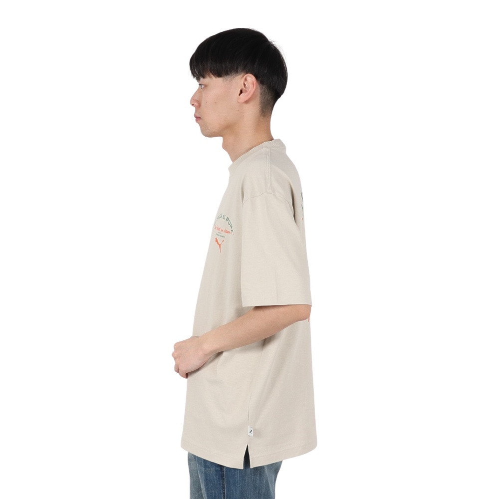 プーマ（PUMA）（メンズ）MWQ HOG 半袖Tシャツ PIZZ 633125 68 OWHT