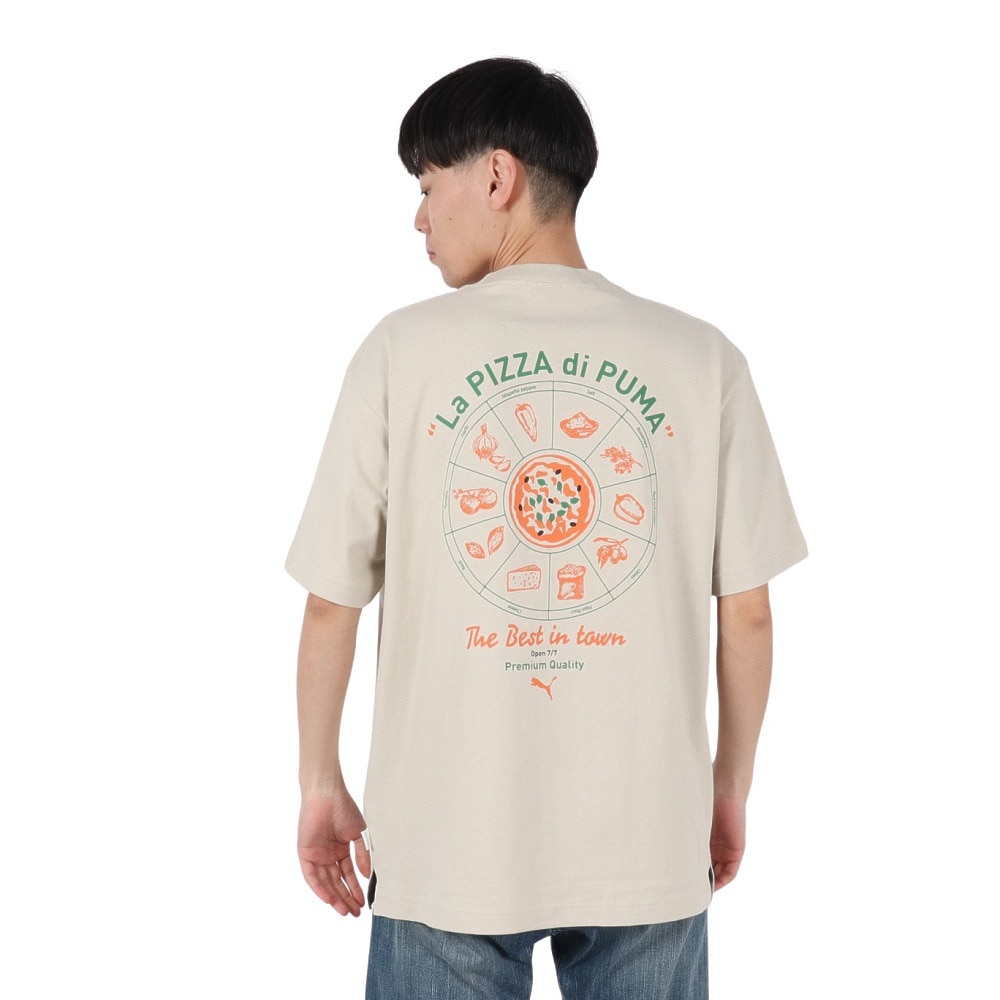 プーマ（PUMA）（メンズ）MWQ HOG 半袖Tシャツ PIZZ 633125 68 OWHT