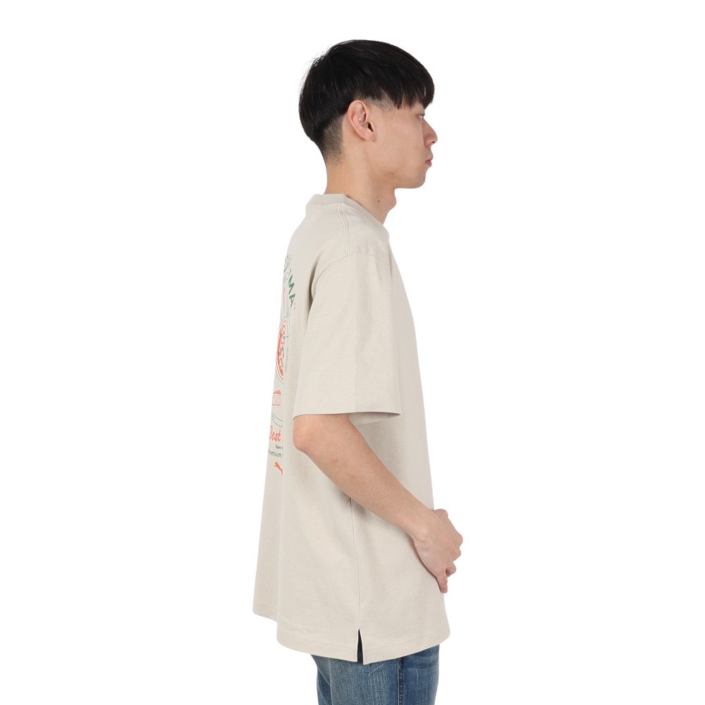 プーマ（PUMA）（メンズ）MWQ HOG 半袖Tシャツ PIZZ 633125 68 OWHT