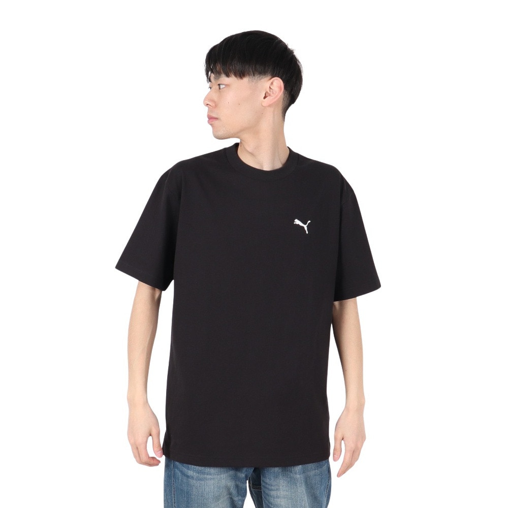 プーマ（PUMA）（メンズ）MWQ HOG 半袖Tシャツ VEGE 633126 01 BLK