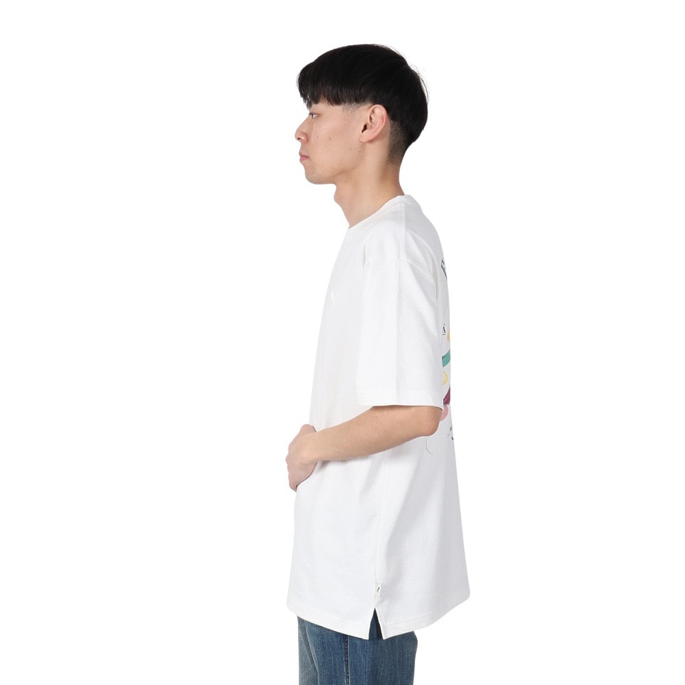 プーマ（PUMA）（メンズ）MWQ HOG 半袖Tシャツ VEGE 633126 02 WHT