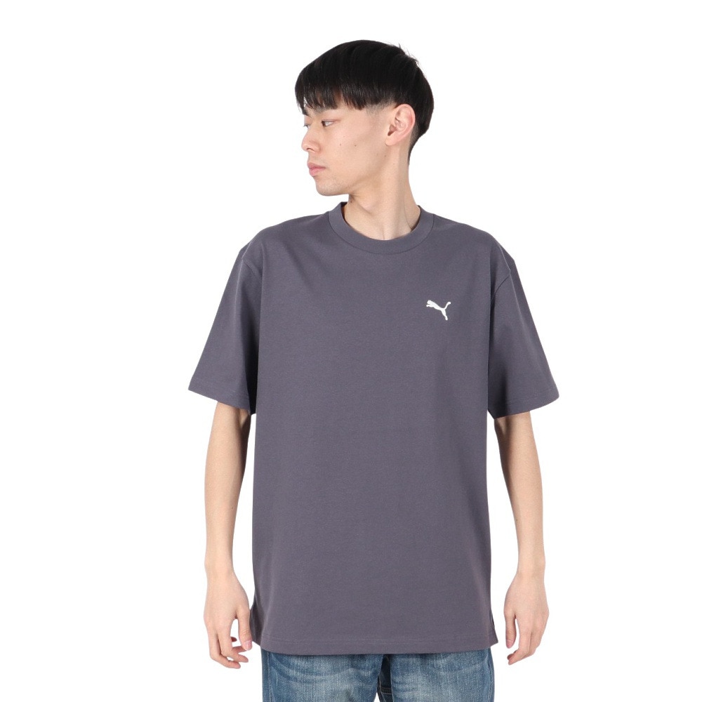 プーマ（PUMA）（メンズ）MWQ HOG 半袖Tシャツ BROC 633127 69 GRY