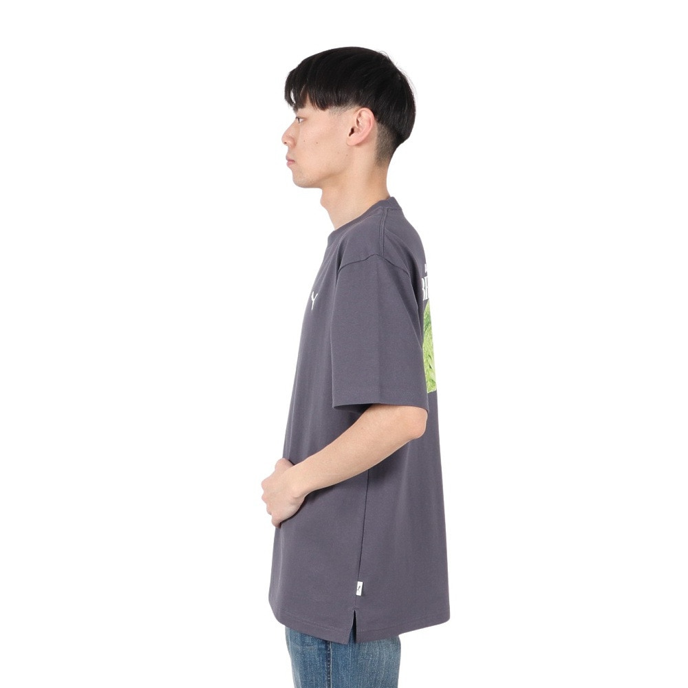 プーマ（PUMA）（メンズ）MWQ HOG 半袖Tシャツ BROC 633127 69 GRY