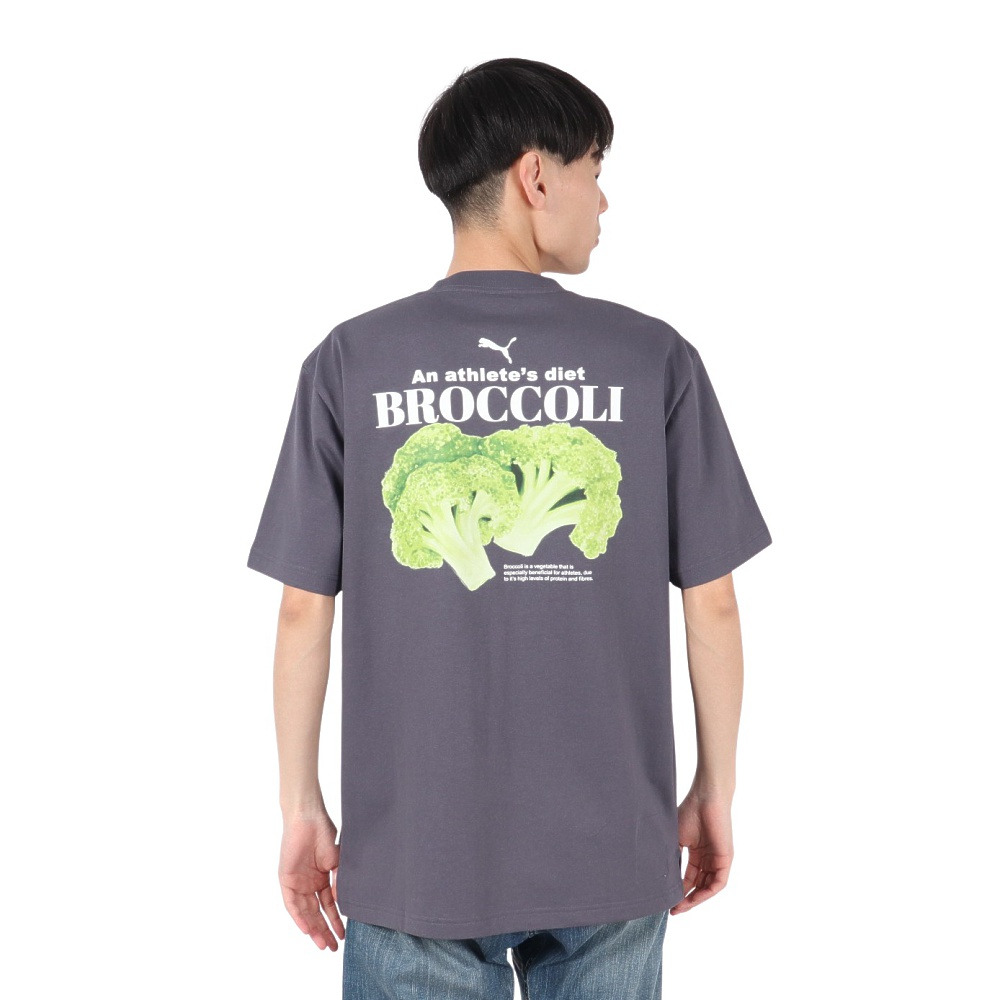 プーマ（PUMA）（メンズ）MWQ HOG 半袖Tシャツ BROC 633127 69 GRY