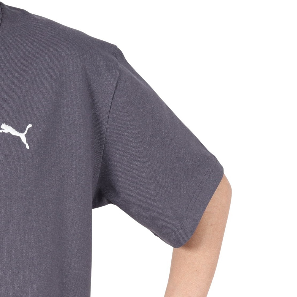 プーマ（PUMA）（メンズ）MWQ HOG 半袖Tシャツ BROC 633127 69 GRY