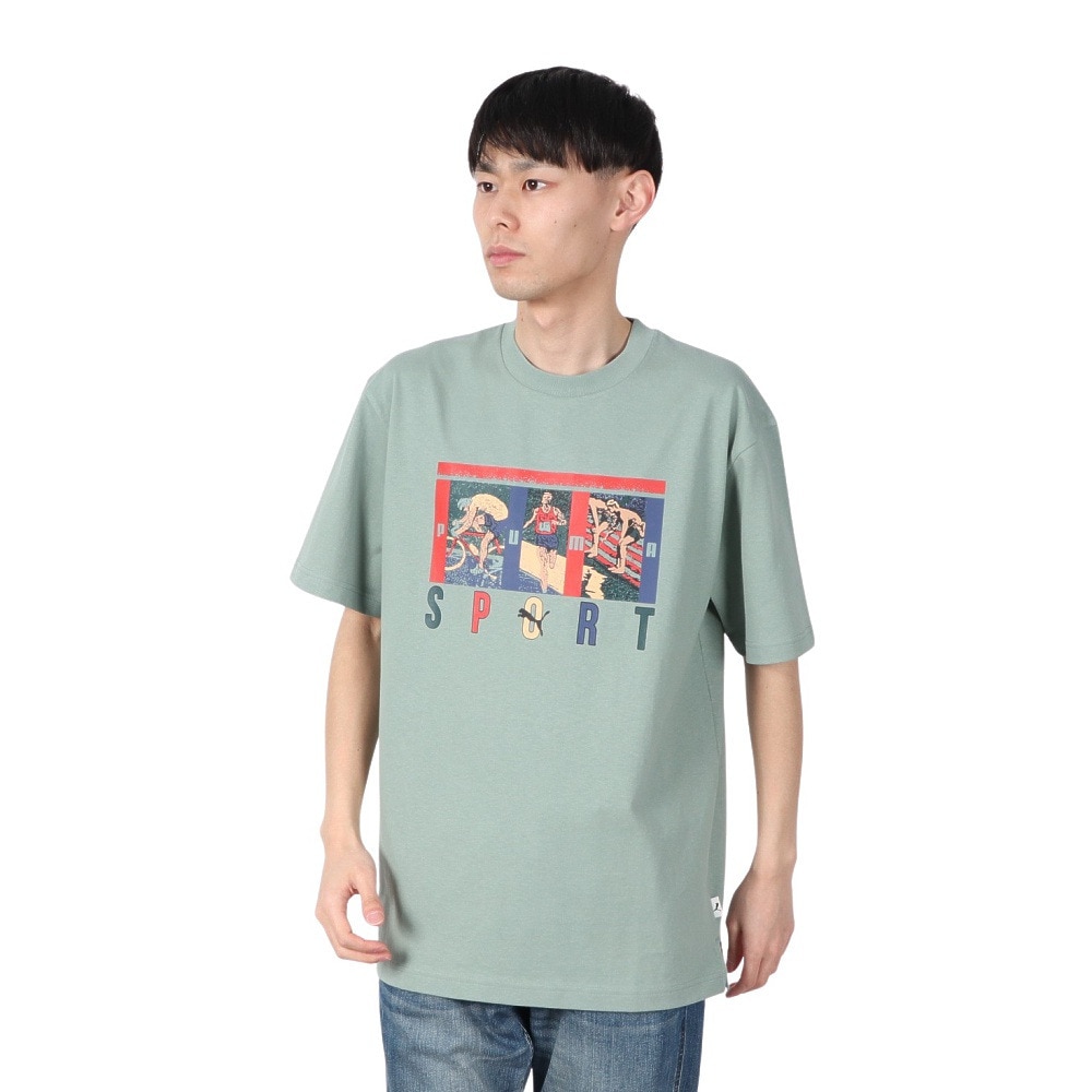 プーマ（PUMA）（メンズ）MWQ HOG 半袖Tシャツ SPORT 633128 30 MNT