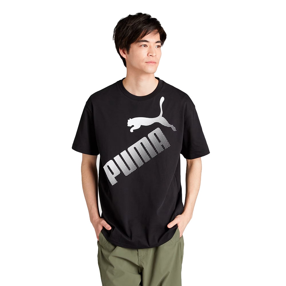 プーマ（PUMA）（メンズ）ESS MX リラックス グラフィック 半袖Tシャツ 686860 01 BLK