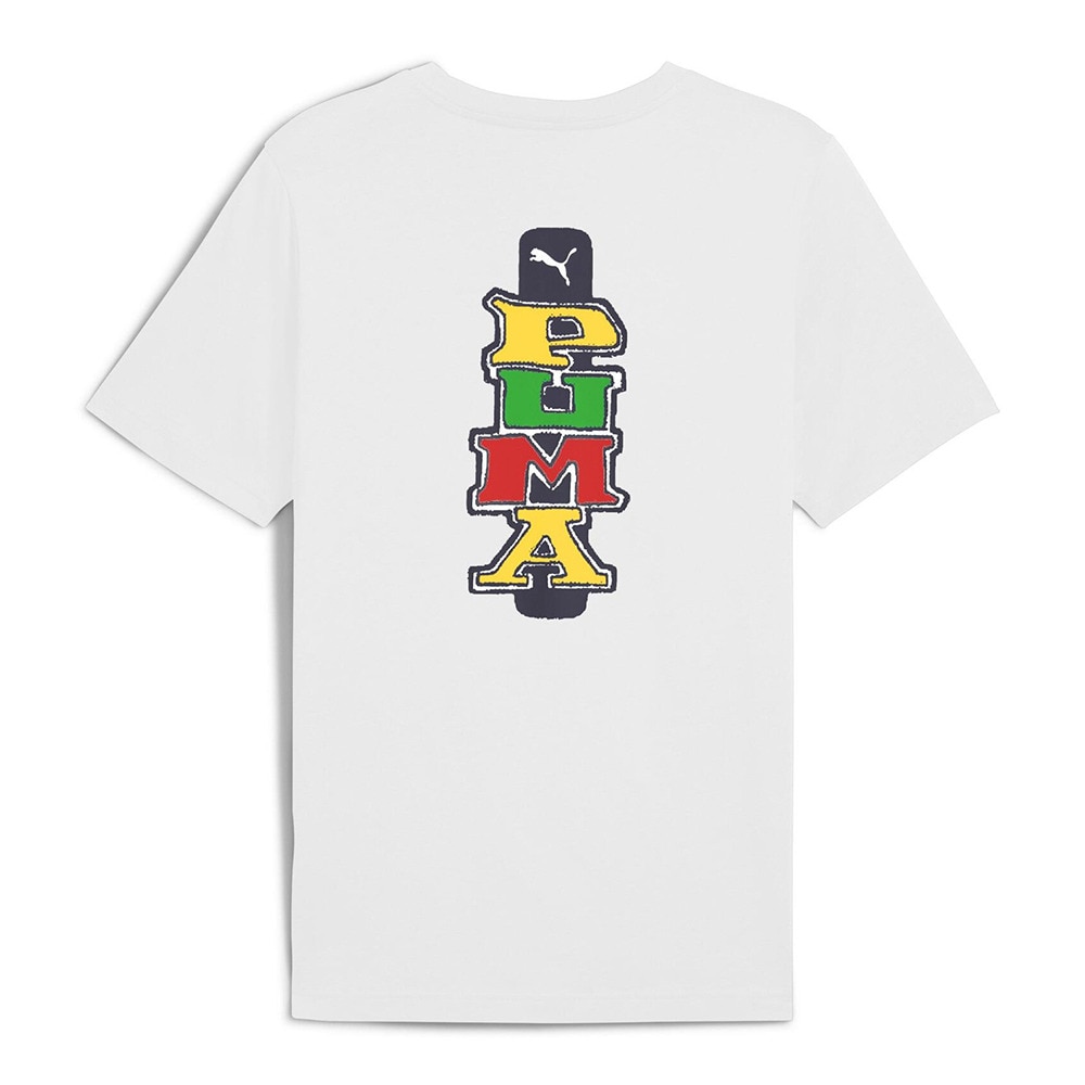 プーマ（PUMA）（メンズ）GRAPHICS プーマ バック Tシャツ 687701 02 WHT