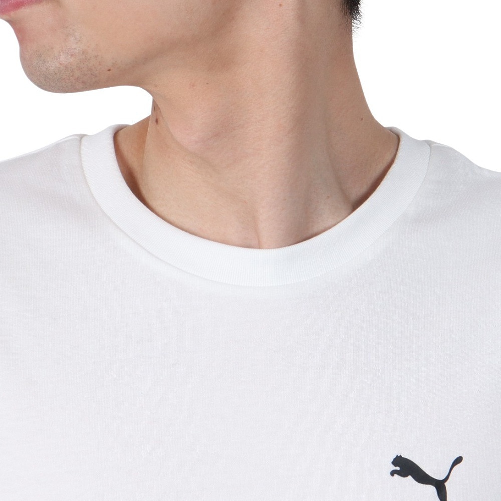 プーマ（PUMA）（メンズ）ESS MX バックプリント 半袖Tシャツ 689020 02 WHT