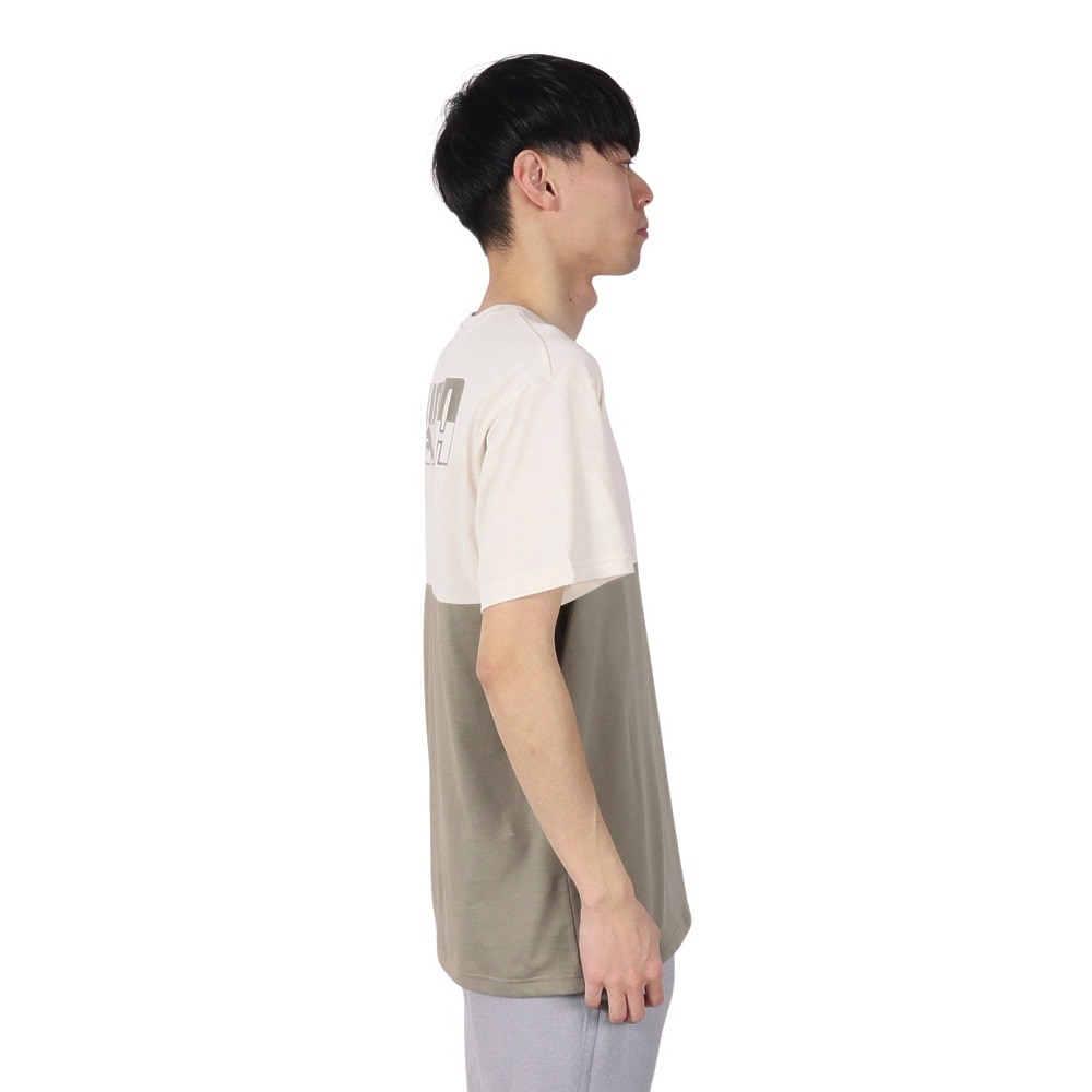 プーマ（PUMA）（メンズ）ESS MX バックプリント 半袖Tシャツ 689020 87 BEG