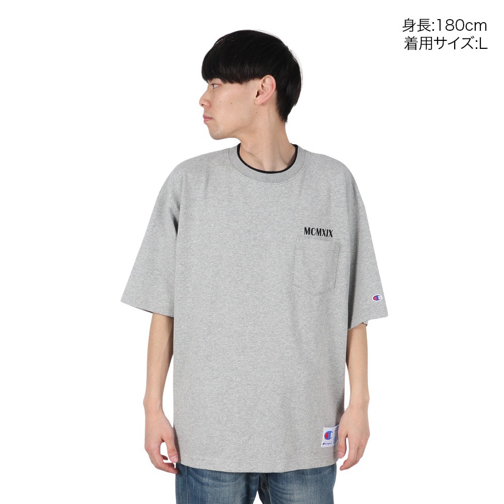 チャンピオン-ヘリテイジ（CHAMPION-HERITAGE）（メンズ）アクションスタイル GARMENT ショートスリーブ ポケットTシャツ C3-B318 070
