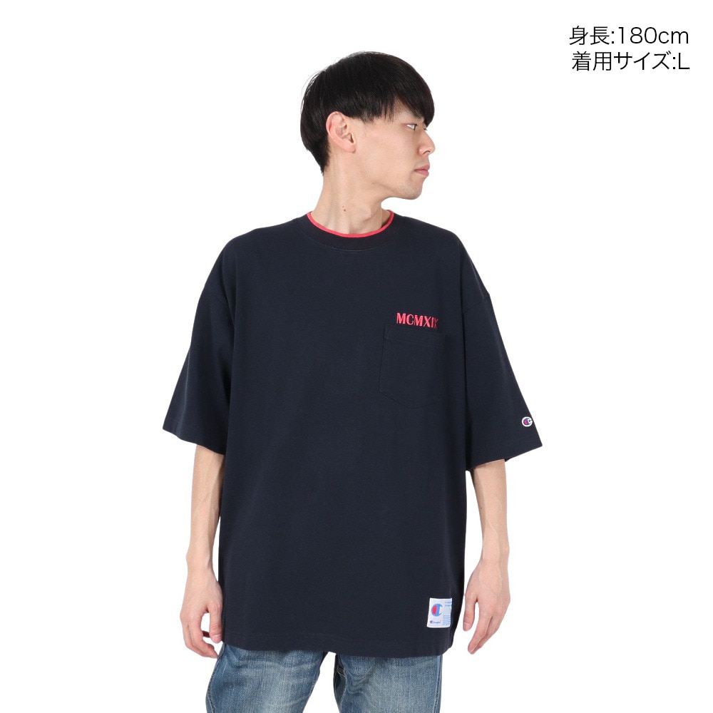チャンピオン-ヘリテイジ（CHAMPION-HERITAGE）（メンズ）アクションスタイル GARMENT ショートスリーブ ポケットTシャツ C3-B318 386