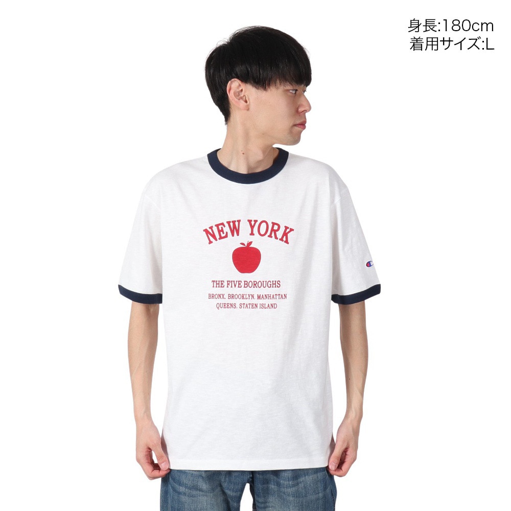 チャンピオン-ヘリテイジ（CHAMPION-HERITAGE）（メンズ）ショートスリーブ リンガーTシャツ C3-B330 010