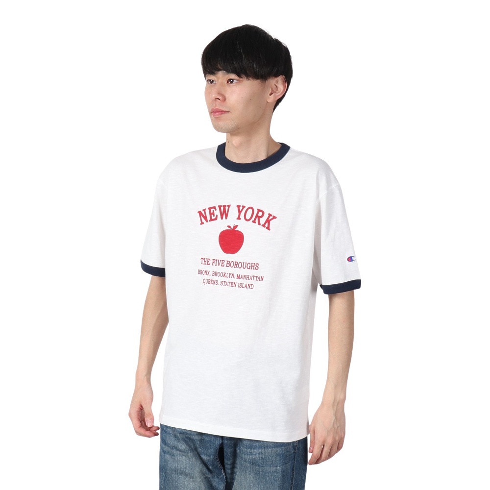 チャンピオン-ヘリテイジ（CHAMPION-HERITAGE）（メンズ）ショートスリーブ リンガーTシャツ C3-B330 010