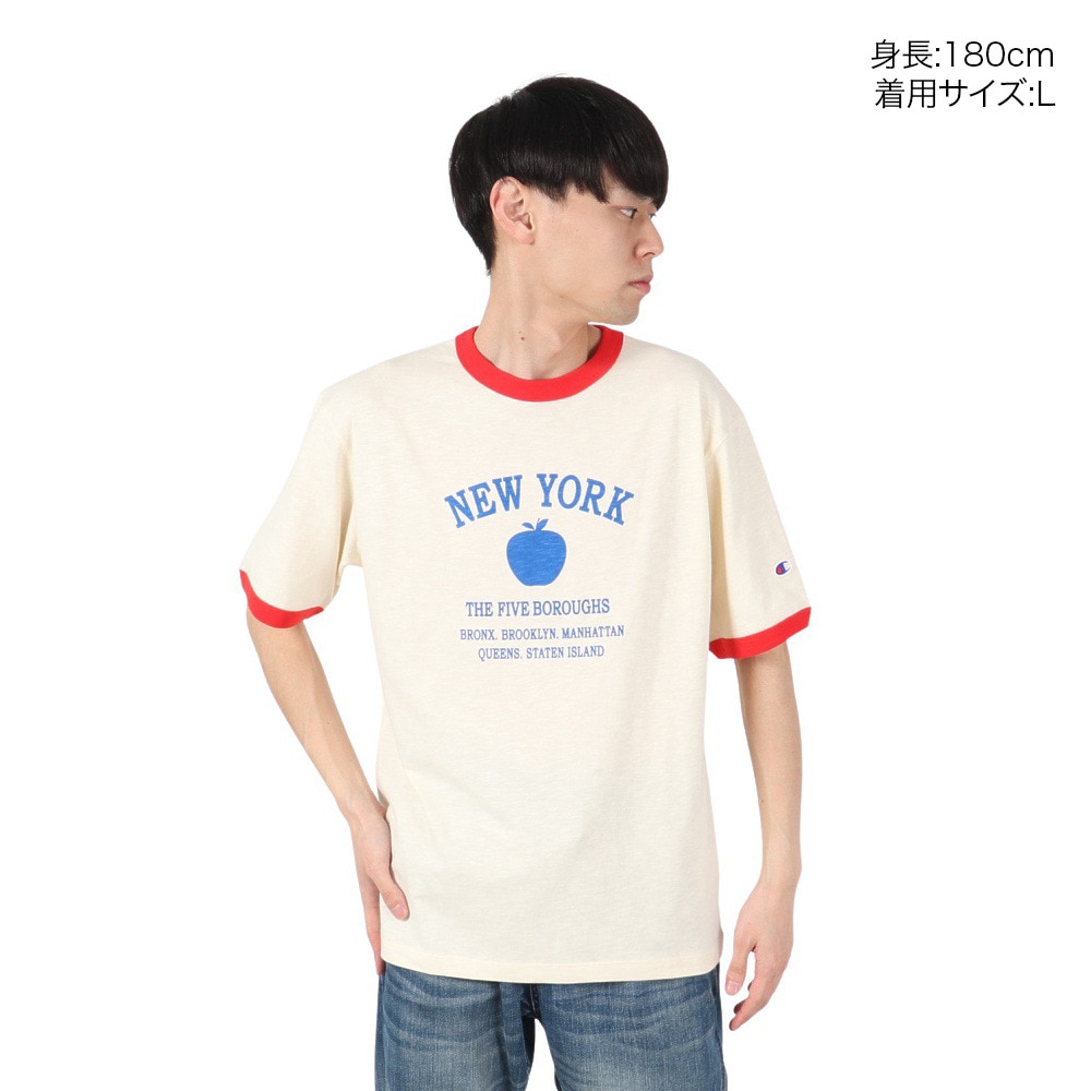 チャンピオン-ヘリテイジ（CHAMPION-HERITAGE）（メンズ）ショートスリーブ リンガーTシャツ C3-B330 815