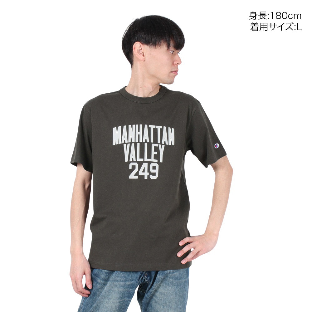 チャンピオン-ヘリテイジ（CHAMPION-HERITAGE）（メンズ）ベーシック カレッジ グラフィック 半袖Tシャツ C3-B348 055
