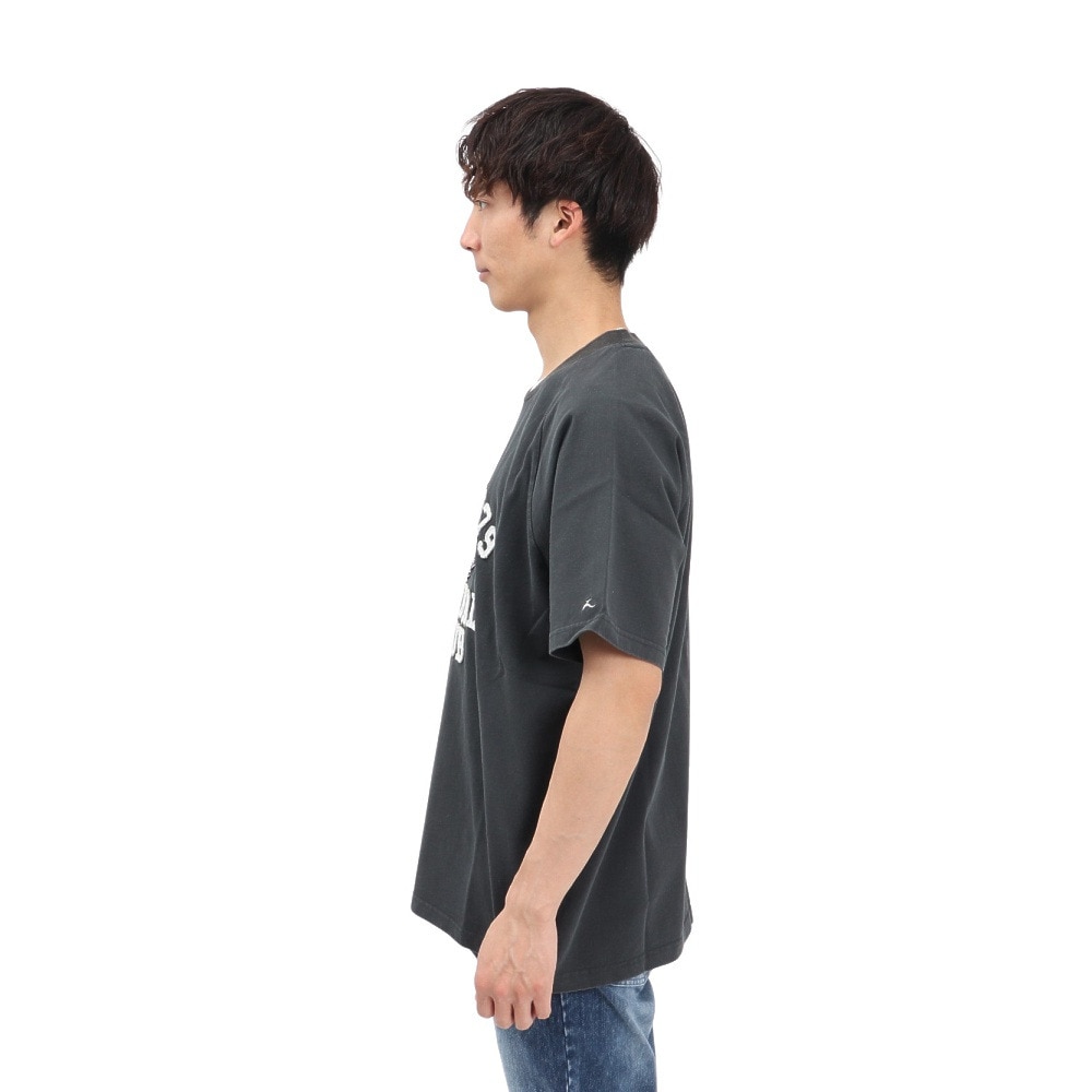 バクタ（BUKTA）（メンズ）ヘビーウェイトゲームTシャツ カレッジ BU244580117 CHARCOAL