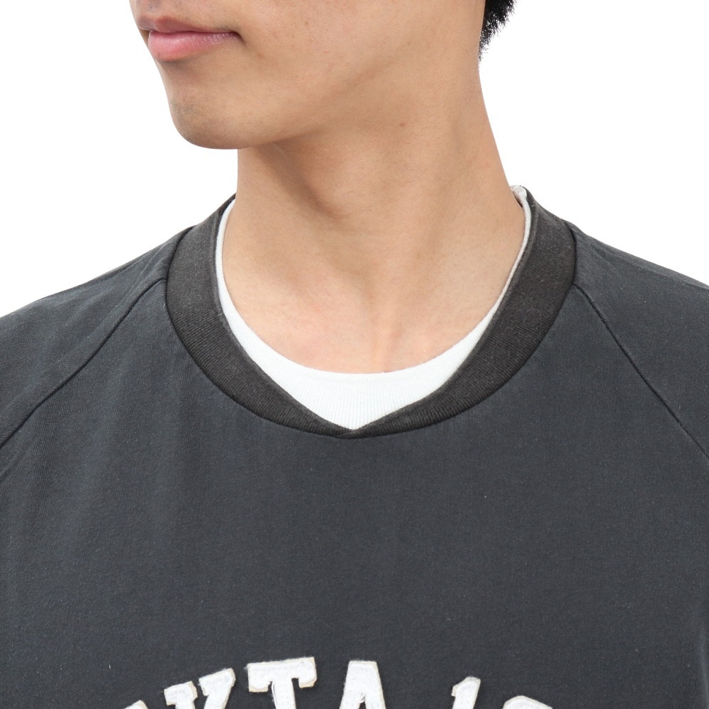 バクタ（BUKTA）（メンズ）ヘビーウェイトゲームTシャツ カレッジ BU244580117 CHARCOAL