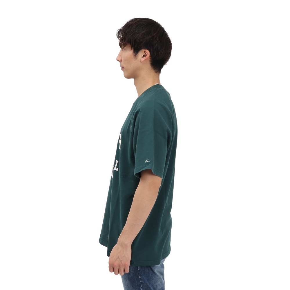バクタ（BUKTA）（メンズ）ヘビーウェイトゲームTシャツ カレッジ BU244580166 D/GREEN